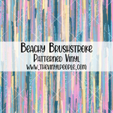 Beachy Brushstroke Patterned Vinyl