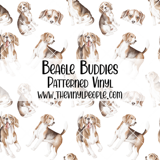 Beagle Buddies Patterned Vinyl