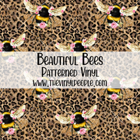 Beautiful Bees Patterned Vinyl