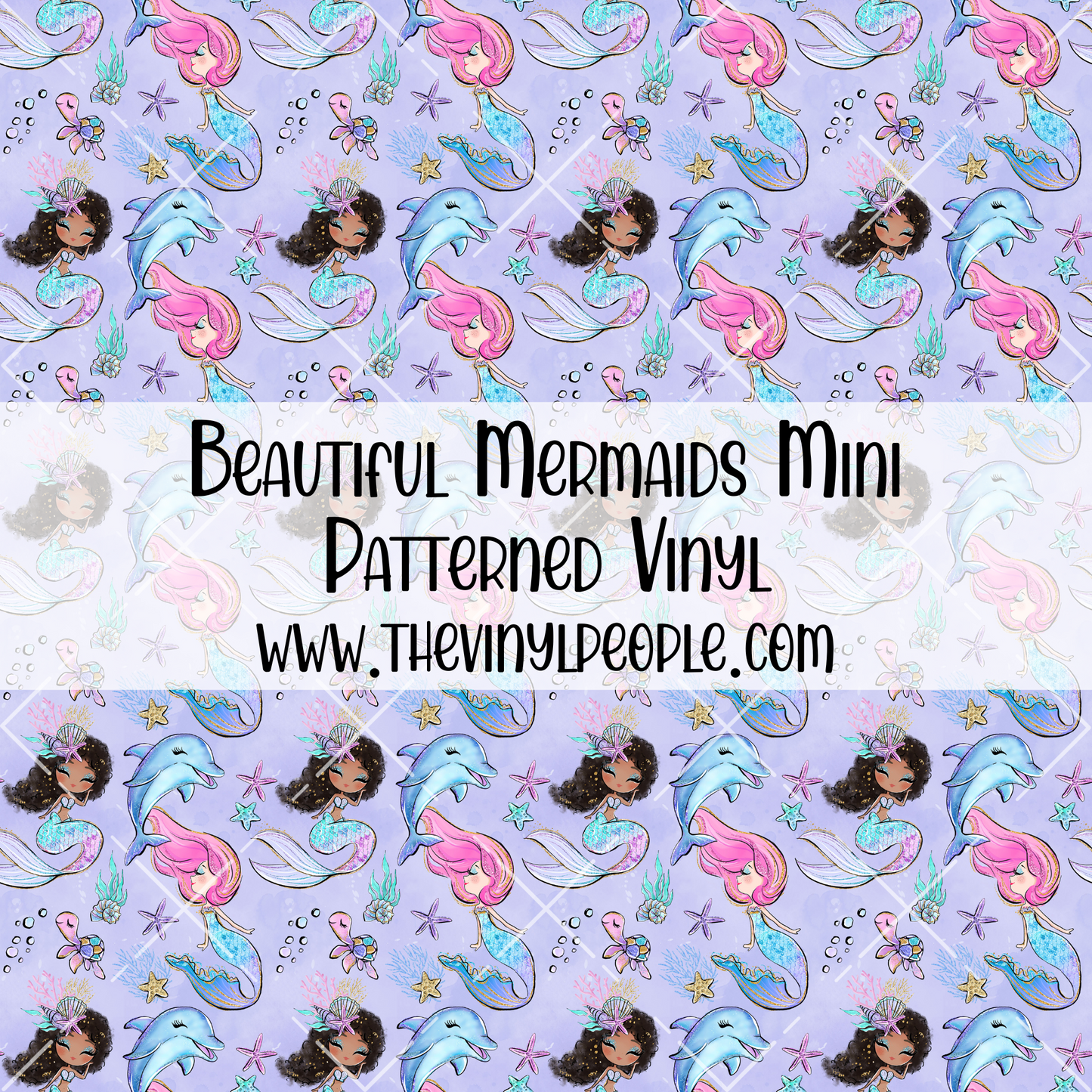 Beautiful Mermaids Patterned Vinyl