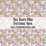 Bee Happy Patterned Vinyl