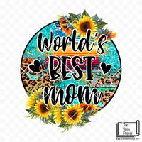 Best Mom Country Chic Vinyl Decal