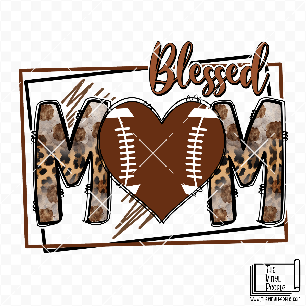 Blessed Sports Mom Vinyl Decals