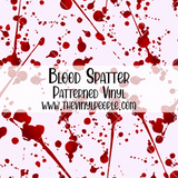 Blood Spatter Patterned Vinyl
