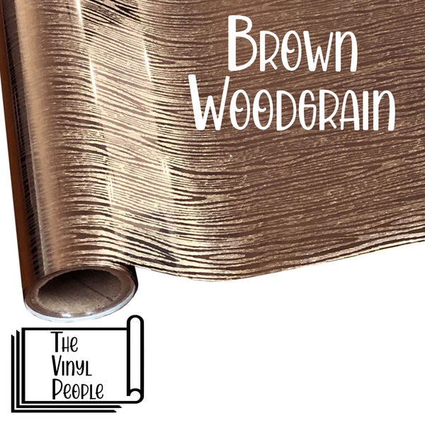 Brown Woodgrain Foil