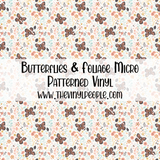 Butterflies & Foliage Patterned Vinyl