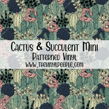 Cactus & Succulent Patterned Vinyl
