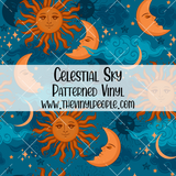Celestial Sky Patterned Vinyl