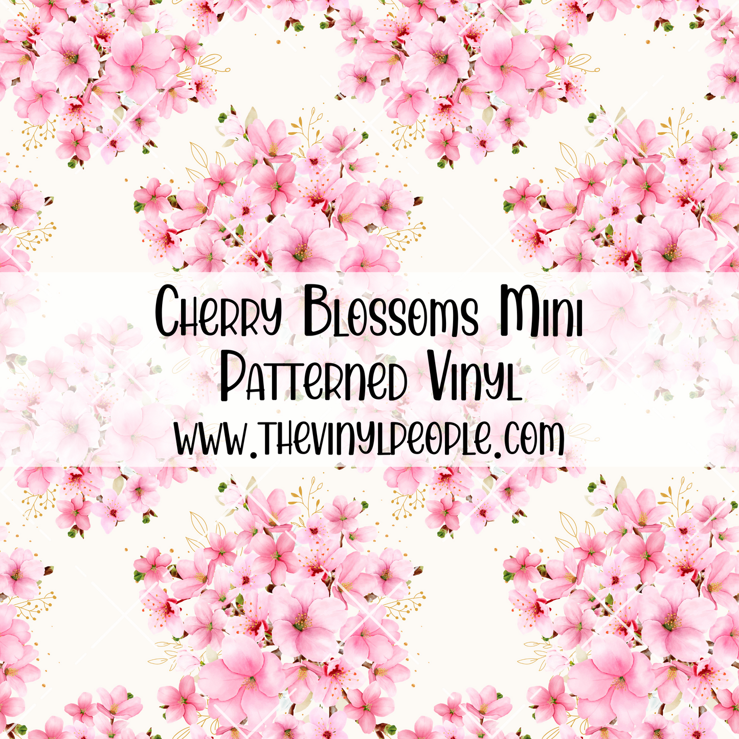 Cherry Blossoms Patterned Vinyl