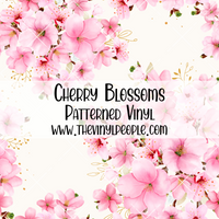 Cherry Blossoms Patterned Vinyl