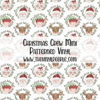 Christmas Crew Patterned Vinyl