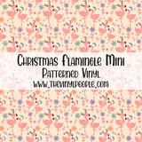 Christmas Flamingle Patterned Vinyl