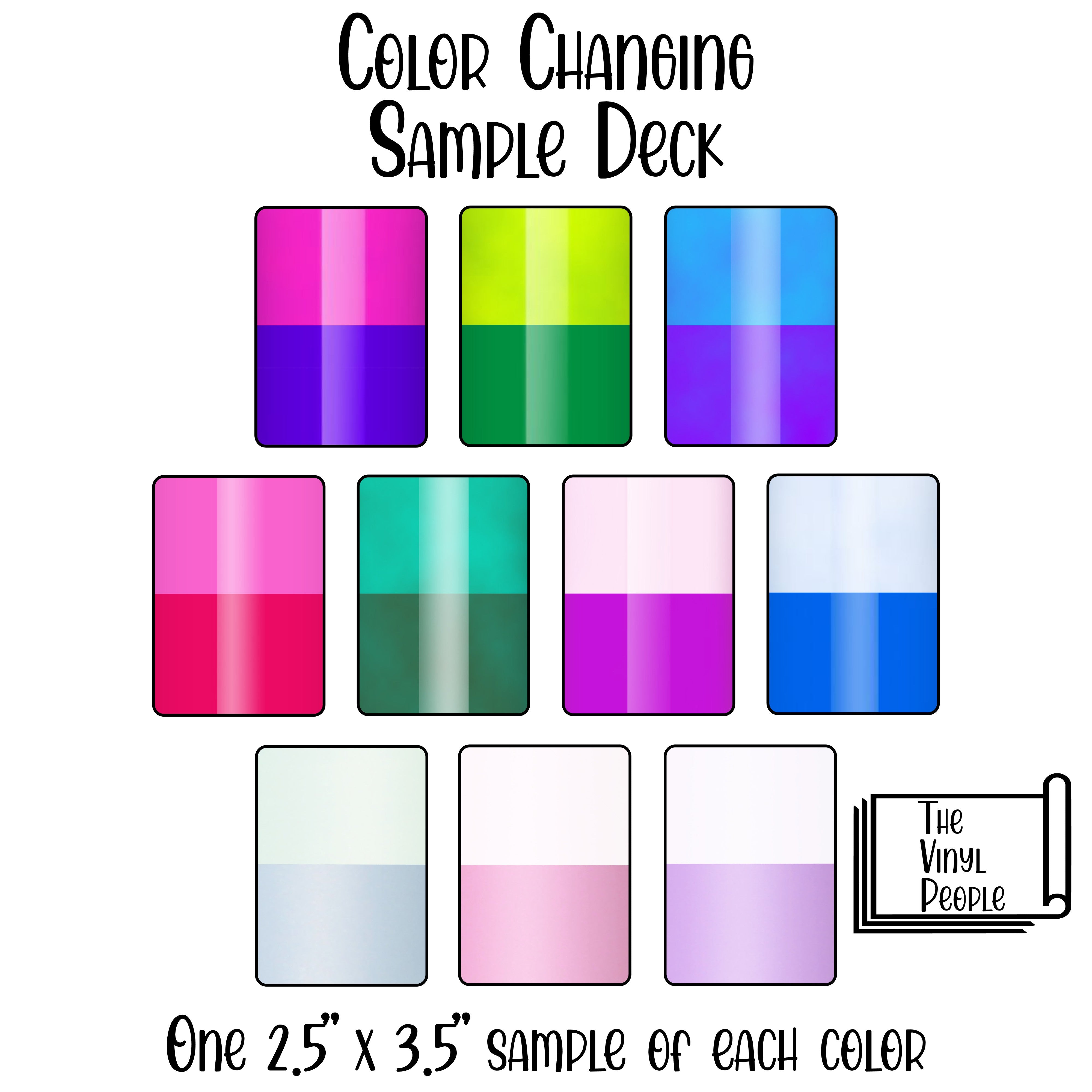 Color Changing Sample Deck – TheVinylPeople