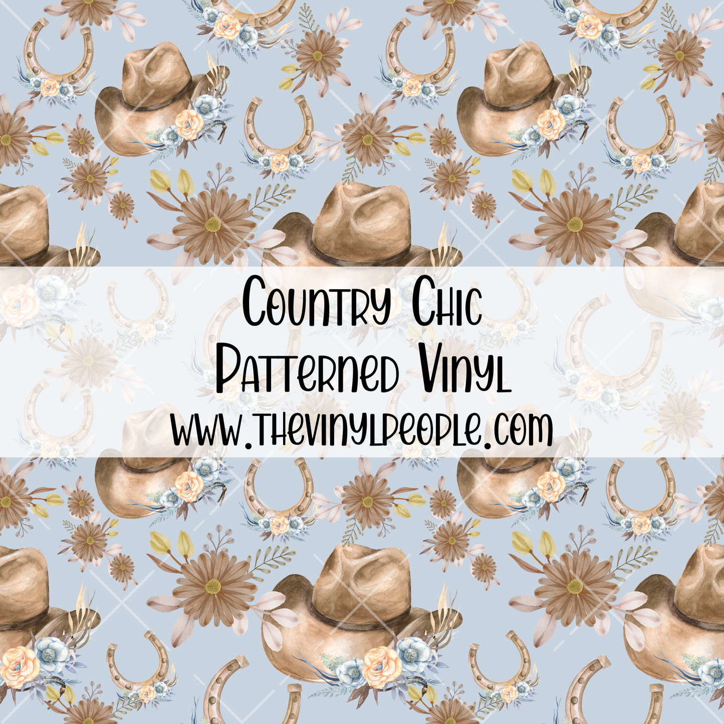 Country Chic Patterned Vinyl