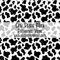 Cow Print Patterned Vinyl