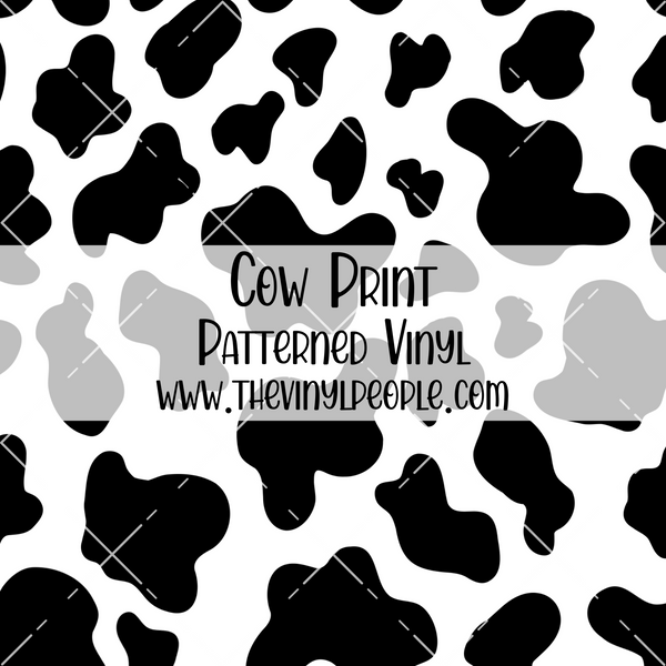 Cow Print Patterned Vinyl