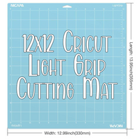 NICAPA 12x12 Cricut Cutting Mat - LIGHT GRIP
