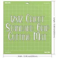 NICAPA 12x12 Cricut Cutting Mat - STANDARD GRIP