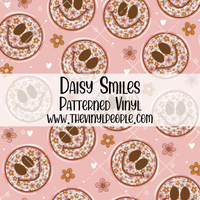 Daisy Smiles Patterned Vinyl