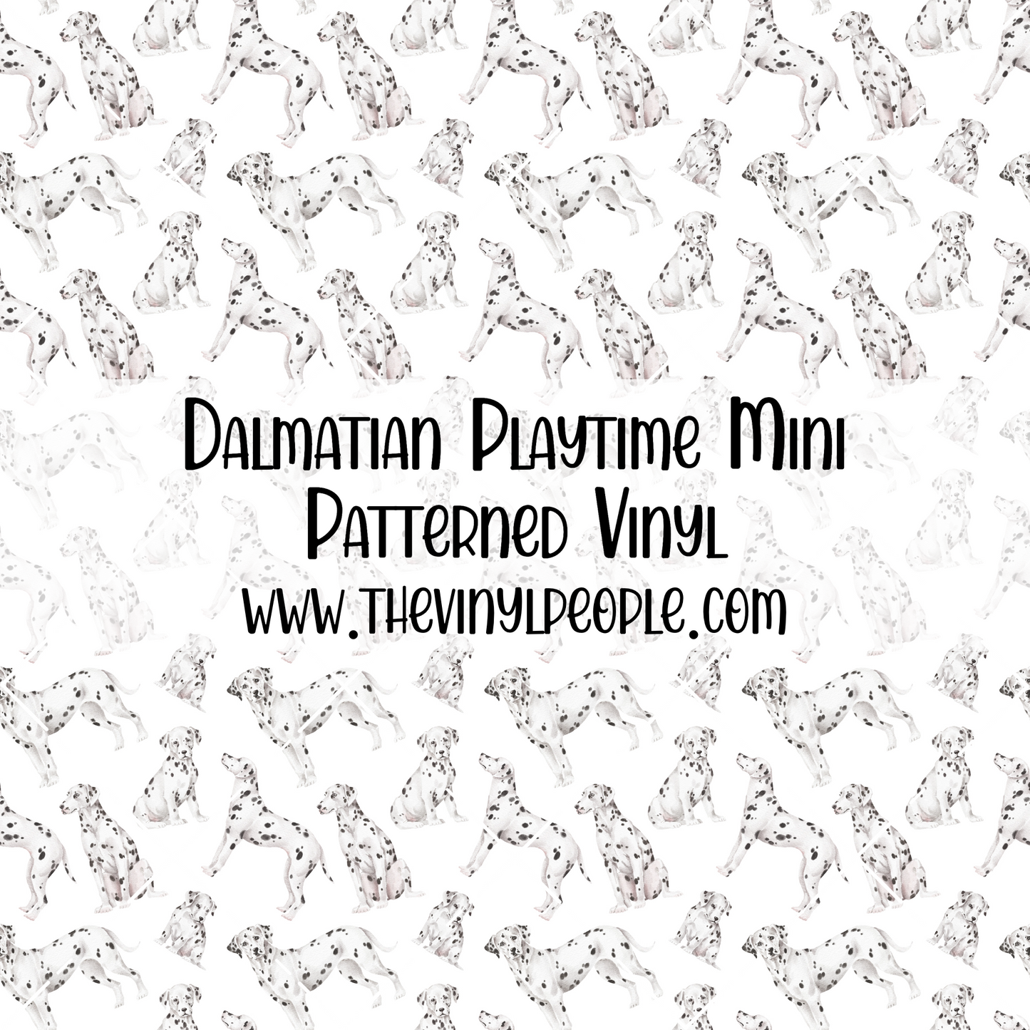 Dalmatian Playtime Patterned Vinyl