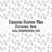 Dalmatian Playtime Patterned Vinyl