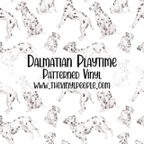 Dalmatian Playtime Patterned Vinyl