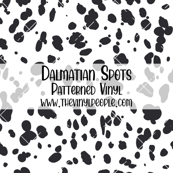 Dalmatian Spots Patterned Vinyl