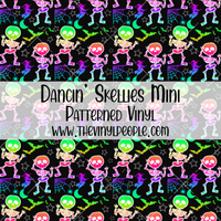 Dancin' Skellies Patterned Vinyl