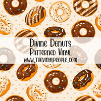 Divine Donuts Patterned Vinyl