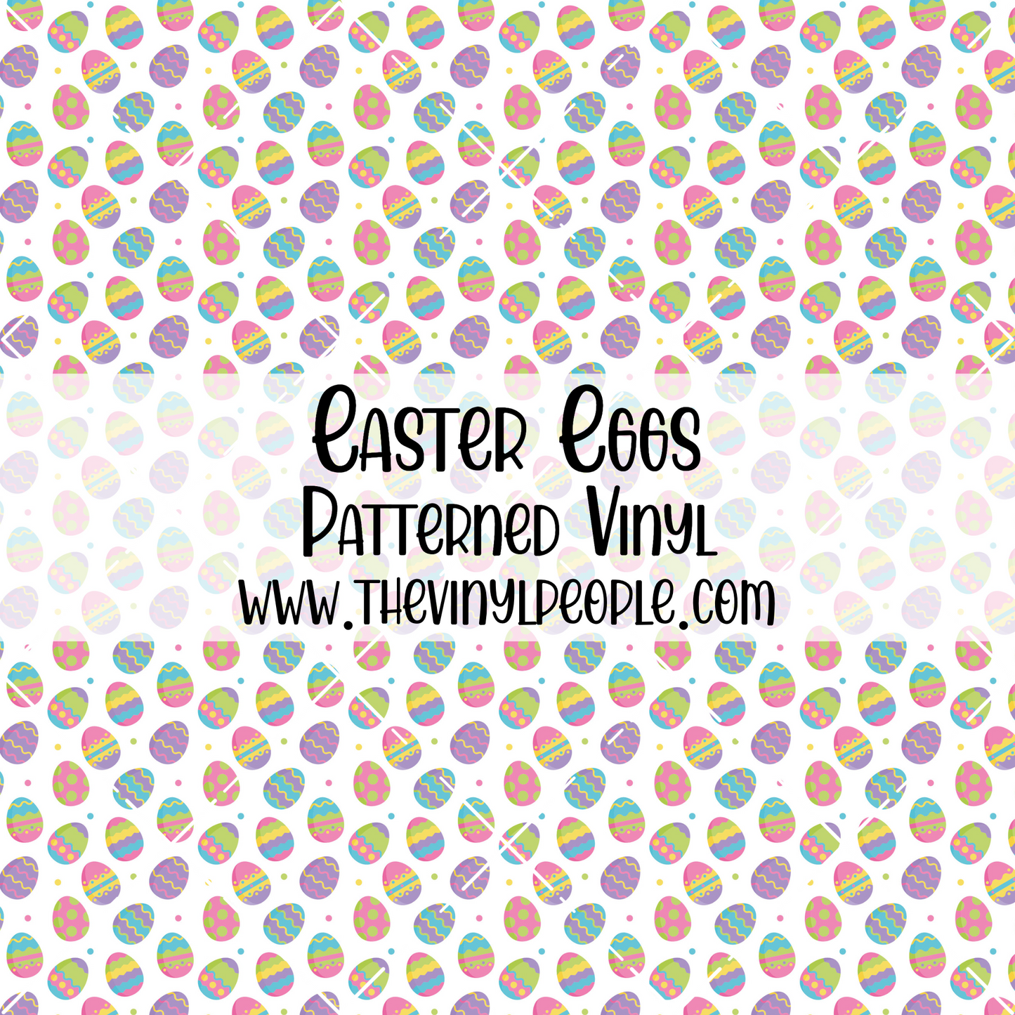 Easter Eggs Patterned Vinyl