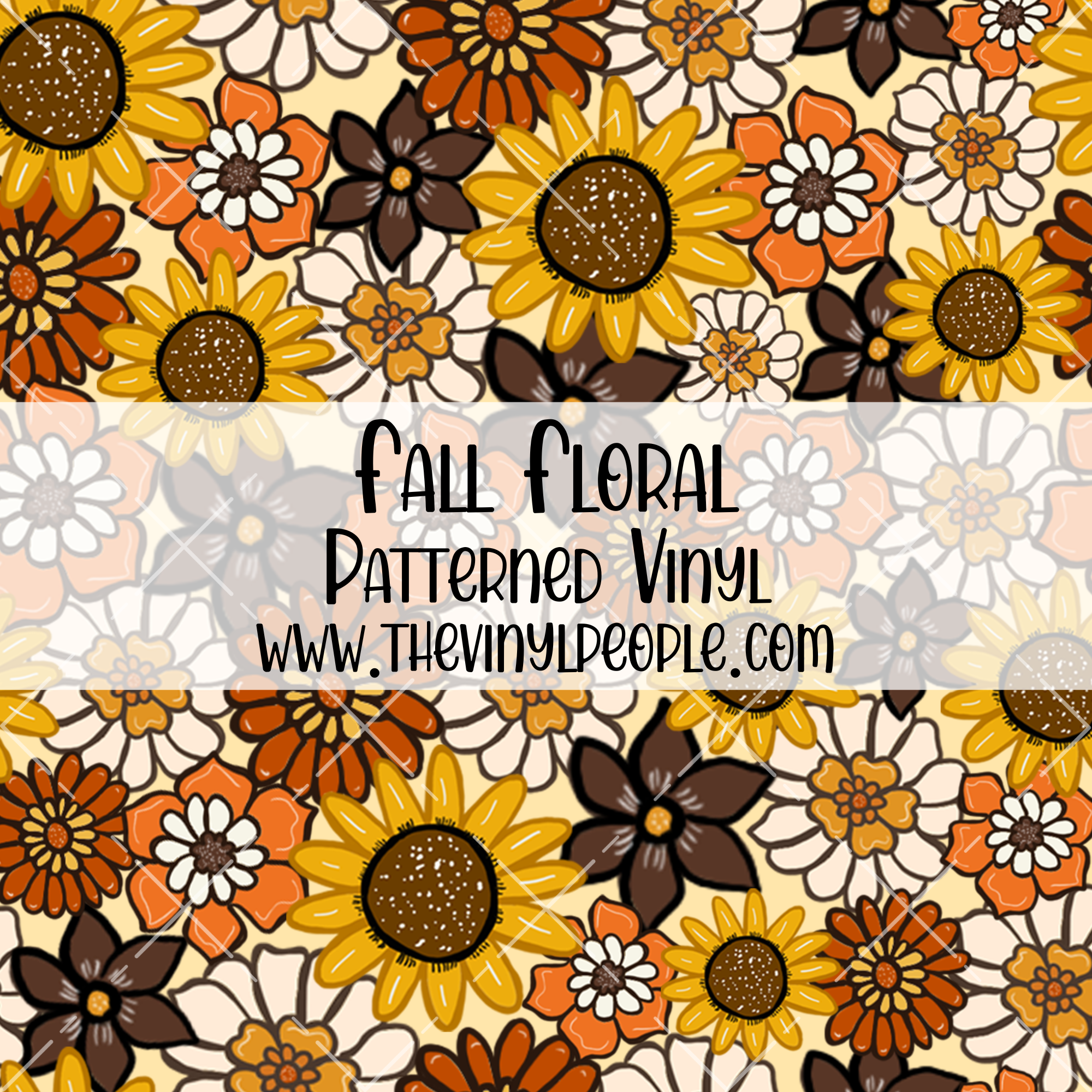 Fall Vinyl Fall Floral Patterned Vinyl – TheVinylPeople