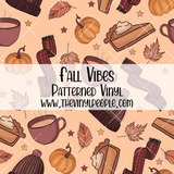 Fall Vibes Patterned Vinyl
