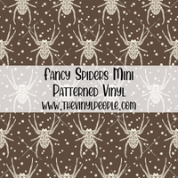 Fancy Spiders Patterned Vinyl