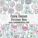 Floral Doodles Patterned Vinyl