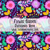 Flower Garden Patterned Vinyl
