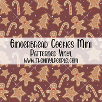 Gingerbread Cookies Patterned Vinyl