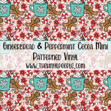 Gingerbread & Peppermint Cocoa Patterned Vinyl