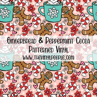 Gingerbread & Peppermint Cocoa Patterned Vinyl
