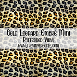 Gold Leopard Ombré Patterned Vinyl
