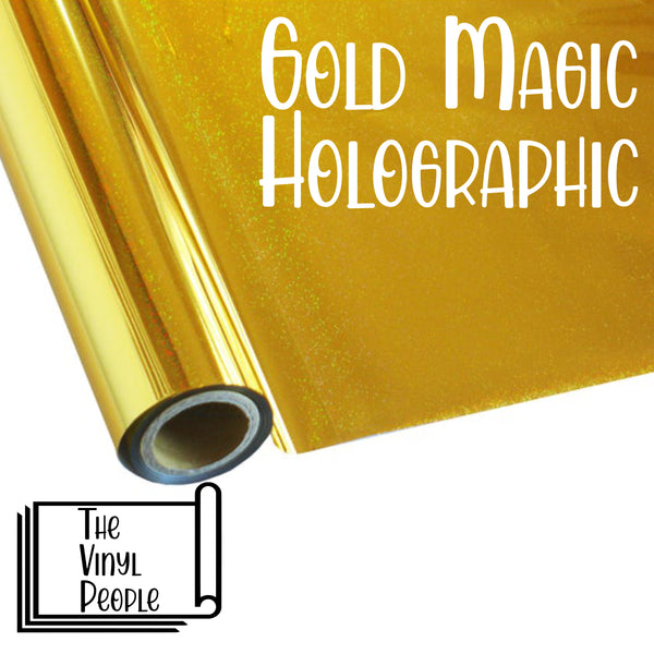 Gold Magic Holographic Foil