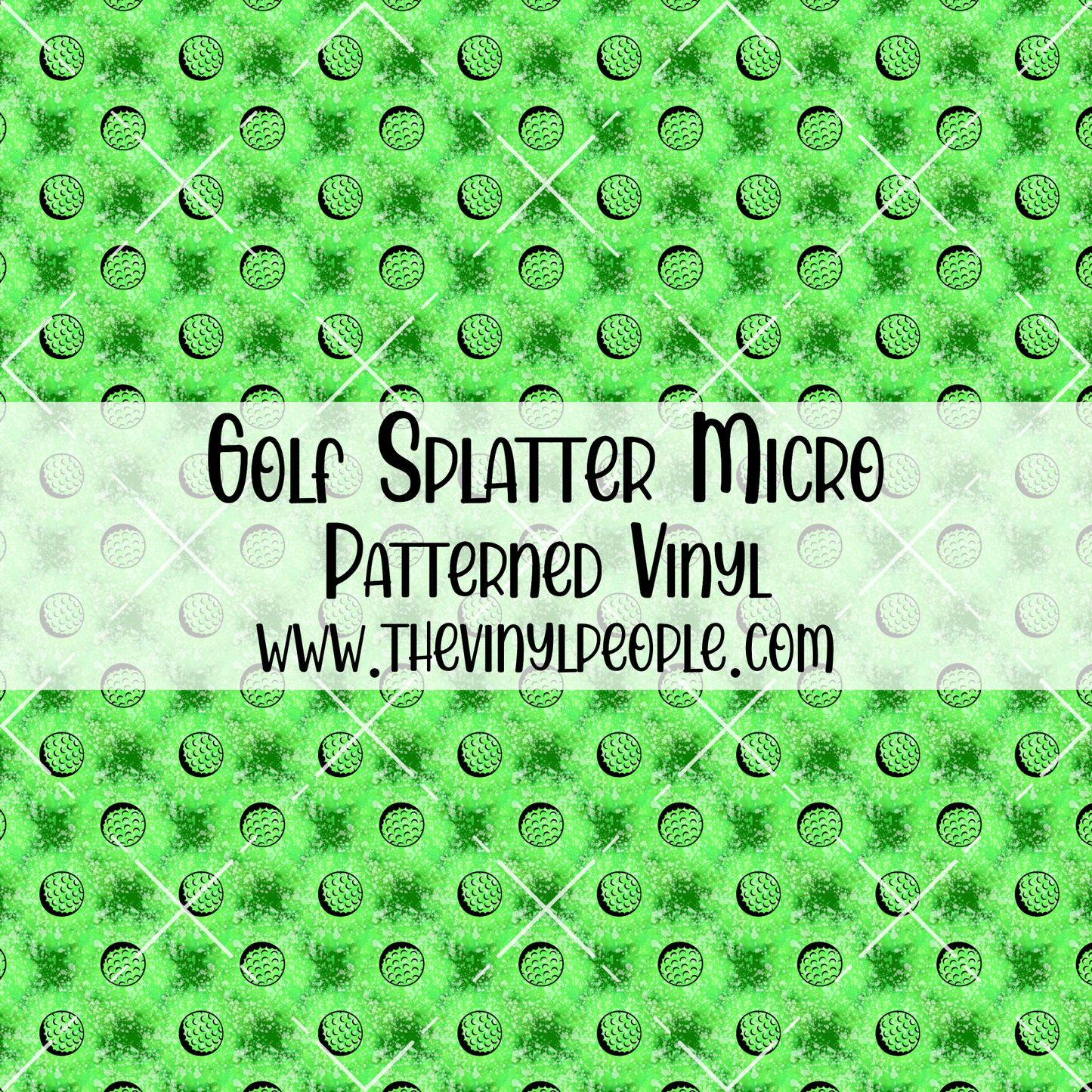 Golf Splatter Patterned Vinyl