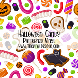 Halloween Candy Patterned Vinyl