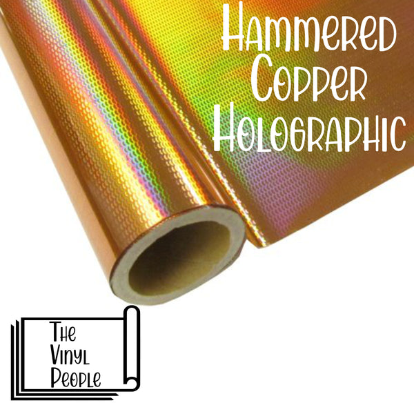 Hammered Copper Holographic Foil