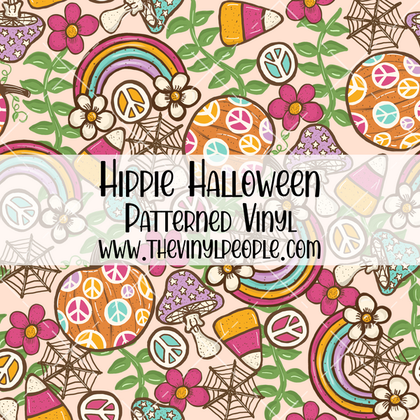 Hippie Halloween Patterned Vinyl