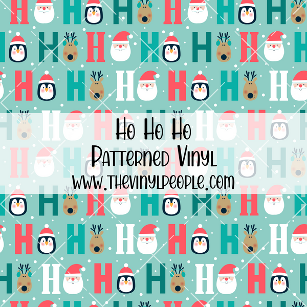 Ho Ho Ho Patterned Vinyl