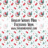 Holiday Wishes Patterned Vinyl