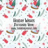 Holiday Wishes Patterned Vinyl