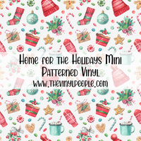 Home for the Holidays Patterned Vinyl