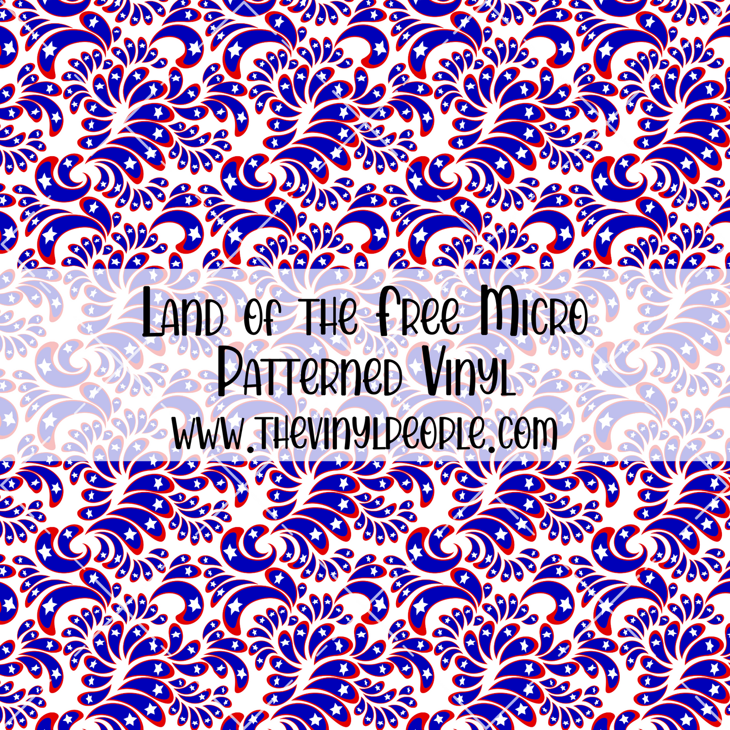 Land of the Free Patterned Vinyl
