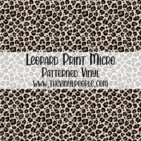 Leopard Print Patterned Vinyl